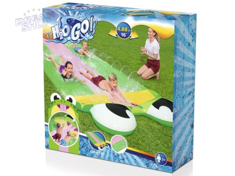 Bestway Potrójny ślizg wodny ŻABA H2O GO! Długi - 4.88m 52389
