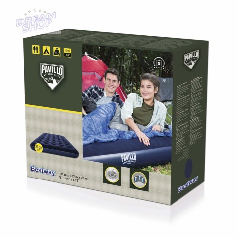 Dmuchany Materac 191 x 137 x 22 cm Bestway 67002 Dmuchany Materac 191 x 137 x 22 cm Bestway 67002