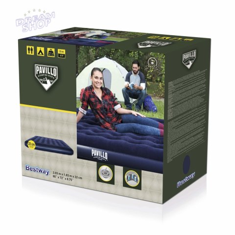 Dmuchany Materac 2-Osobowy 203 x 183 x 22 cm Bestway 67004 Dmuchany Materac 2-Osobowy 203 x 183 x 22 cm Bestway 67004