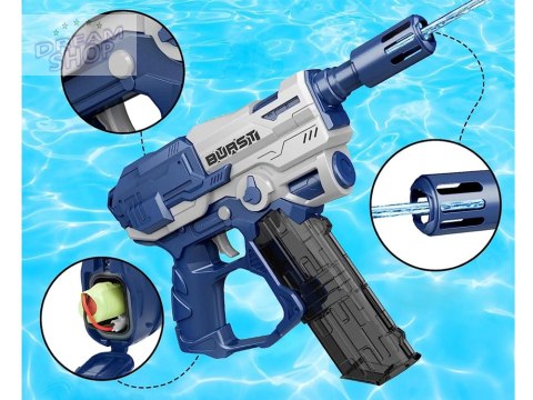 Elektryczny Pistolet na wodę sikawka z dalekim zasięgiem zasięg 9m ZA4959 Elektryczny Pistolet na wodę sikawka z dalekim zasięgiem zasięg 9m ZA4959