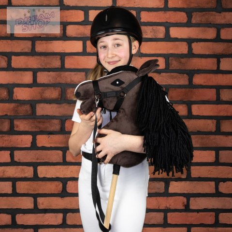 Hobby Horse Skippi A3 - Gniady- zabawka dla dziewczynki - konik na kiju Hobby Horse Skippi A3 - Gniady- zabawka dla dziewczynki - konik na kiju