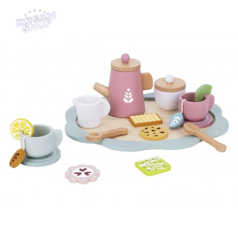 TOOKY TOY Popołudniowa Herbatka Drewniany Zestaw Serwis TOOKY TOY Popołudniowa Herbatka Drewniany Zestaw Serwis