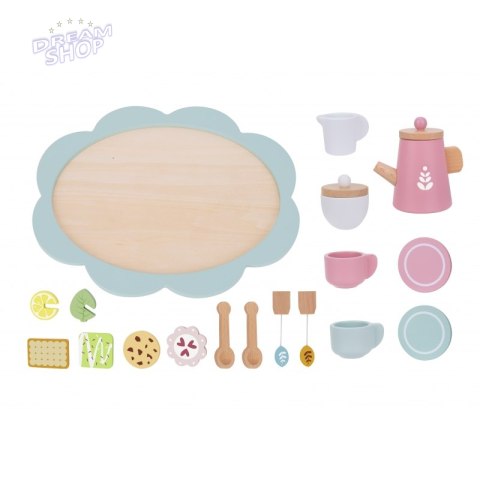 TOOKY TOY Popołudniowa Herbatka Drewniany Zestaw Serwis TOOKY TOY Popołudniowa Herbatka Drewniany Zestaw Serwis