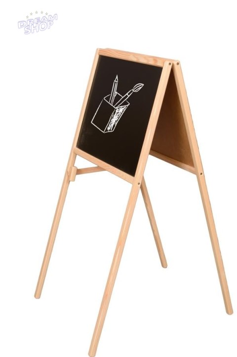 Tablica kredowa suchościeralna magnetyczna dwustronna + literki kreda gąbka marker 84 x 43 x 50 cm Tablica kredowa suchościeralna magnetyczna dwustronna + literki kreda gąbka marker 84 x 43 x 50 cm