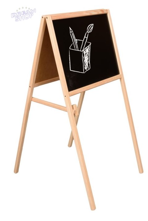 Tablica kredowa suchościeralna magnetyczna dwustronna + literki kreda gąbka marker 84 x 43 x 50 cm Tablica kredowa suchościeralna magnetyczna dwustronna + literki kreda gąbka marker 84 x 43 x 50 cm