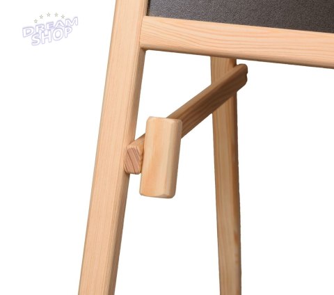 Tablica kredowa suchościeralna magnetyczna dwustronna + literki kreda gąbka marker 84 x 43 x 50 cm Tablica kredowa suchościeralna magnetyczna dwustronna + literki kreda gąbka marker 84 x 43 x 50 cm