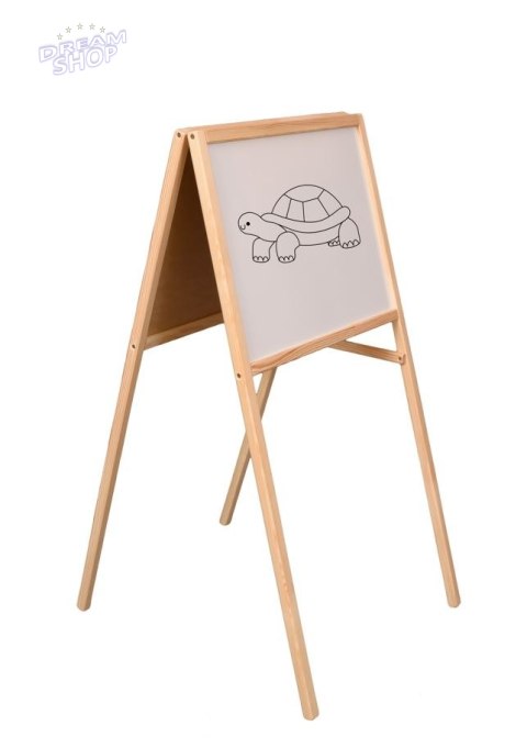 Tablica kredowa suchościeralna magnetyczna dwustronna + literki kreda gąbka marker 84 x 43 x 50 cm Tablica kredowa suchościeralna magnetyczna dwustronna + literki kreda gąbka marker 84 x 43 x 50 cm