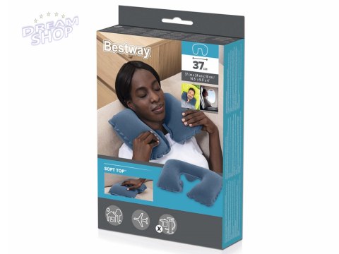 Bestway dmuchana poduszka podróżna rogal 67006 Bestway dmuchana poduszka podróżna rogal 67006