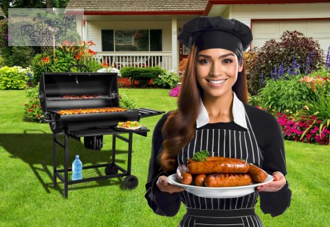 Grill węglowy ogrodowy beczka 2 ruszty BAREL Grill węglowy ogrodowy beczka 2 ruszty BAREL