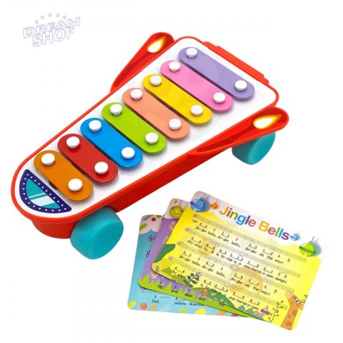 WOOPIE BABY Cymbałki Rakieta Kosmiczna Czerwona 18m+ WOOPIE BABY Cymbałki Rakieta Kosmiczna Czerwona 18m+