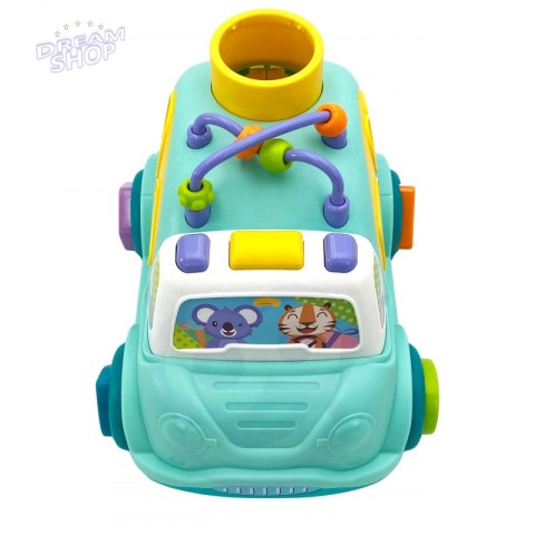 WOOPIE BABY Samochodzik Muzyczny Sorter Niebieski WOOPIE BABY Samochodzik Muzyczny Sorter Niebieski