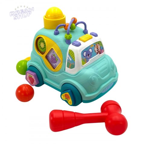 WOOPIE BABY Samochodzik Muzyczny Sorter Niebieski WOOPIE BABY Samochodzik Muzyczny Sorter Niebieski