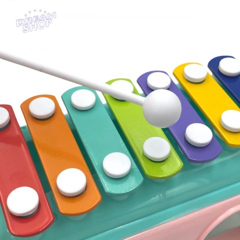 WOOPIE BABY Samochodzik Muzyczny Sorter z Cymbałkami Różowy WOOPIE BABY Samochodzik Muzyczny Sorter z Cymbałkami Różowy