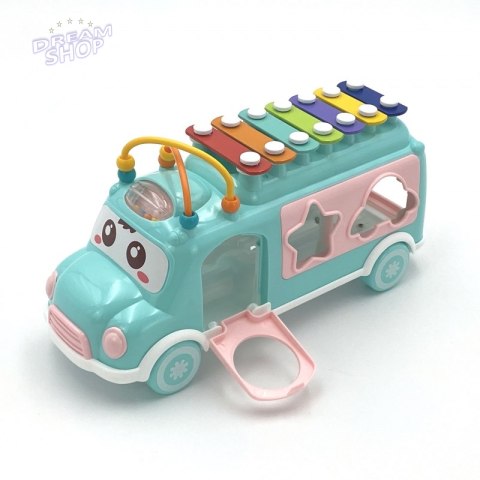 WOOPIE BABY Samochodzik Muzyczny Sorter z Cymbałkami Zielony