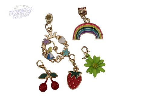 Zestaw Do Robienia Biżuterii DIY Koraliki Zawieszki Szkatułka 1267 ele. Zestaw Do Robienia Biżuterii DIY Koraliki Zawieszki Szkatułka 1267 ele.