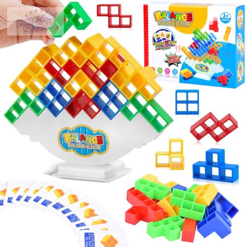 Klocki Konstrukcyjne Wieża Balansująca Tetris 3D Gra Zręcznościowa ZA4967 Klocki Konstrukcyjne Wieża Balansująca Tetris 3D Gra Zręcznościowa ZA4967