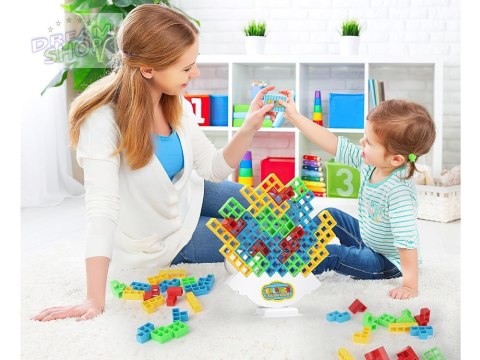 Klocki Konstrukcyjne Wieża Balansująca Tetris 3D Gra Zręcznościowa ZA4967 Klocki Konstrukcyjne Wieża Balansująca Tetris 3D Gra Zręcznościowa ZA4967