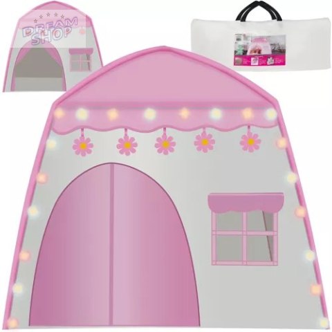 Namiot dla dzieci DOMEK + lampki 23472
