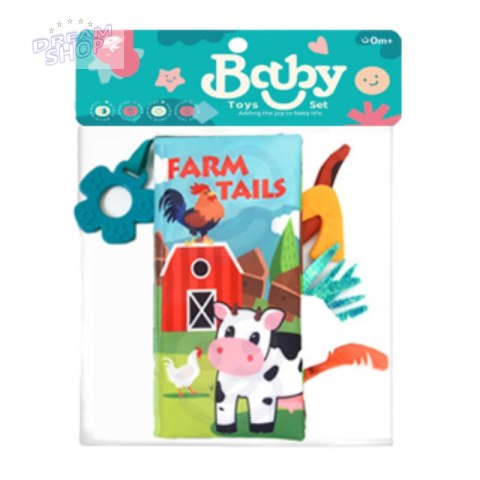 WOOPIE BABY Książeczka z Ogonkami Zwierząt Materiałowa WOOPIE BABY Książeczka z Ogonkami Zwierząt Materiałowa