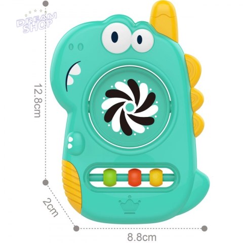 WOOPIE BABY Zabawka Sensoryczna Gryzak Lusterko Dino WOOPIE BABY Zabawka Sensoryczna Gryzak Lusterko Dino