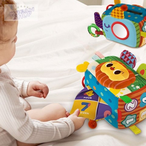 WOOPIE Zabawka Edukacyjna Sensoryczna Pani Metka Pudełeczko Chusteczek WOOPIE Zabawka Edukacyjna Sensoryczna Pani Metka Pudełeczko Chusteczek