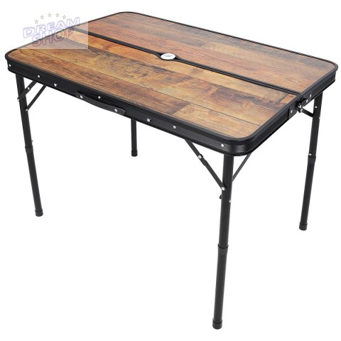 STOLIK TURYSTYCZNY SKŁADANY KEMPINGOWY 90x60x70CM I 2 ŁAWKI 87x23x39CM DREWNO