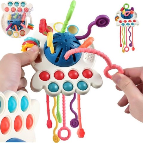 WOOPIE BABY Zabawka Sensoryczna Montessori Gryzak Wielofunkcyjny 0+ WOOPIE BABY Zabawka Sensoryczna Montessori Gryzak Wielofunkcyjny 0+