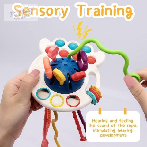 WOOPIE BABY Zabawka Sensoryczna Montessori Gryzak Wielofunkcyjny 0+ WOOPIE BABY Zabawka Sensoryczna Montessori Gryzak Wielofunkcyjny 0+