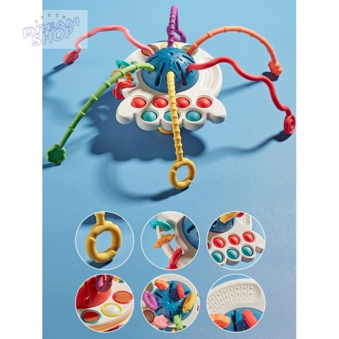 WOOPIE BABY Zabawka Sensoryczna Montessori Gryzak Wielofunkcyjny 0+ WOOPIE BABY Zabawka Sensoryczna Montessori Gryzak Wielofunkcyjny 0+