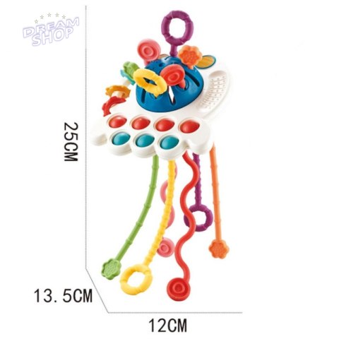 WOOPIE BABY Zabawka Sensoryczna Montessori Gryzak Wielofunkcyjny 0+ WOOPIE BABY Zabawka Sensoryczna Montessori Gryzak Wielofunkcyjny 0+