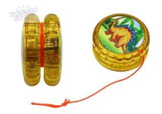 Zabawka Zręcznościowa Jojo Świecące Dinozaury 4 Kolory
