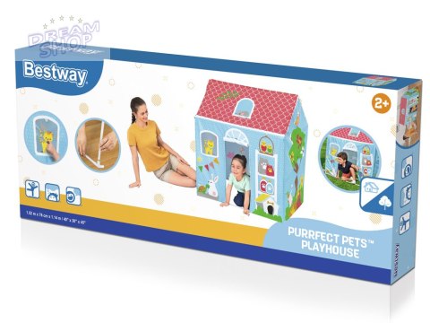 Bestway kolorowy domek dla dzieci do ogrodu i pokoju 52007 Bestway kolorowy domek dla dzieci do ogrodu i pokoju 52007