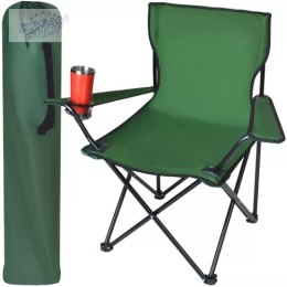 Krzesło wędkarskie zielone K23676