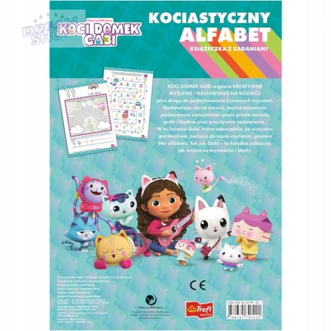 Książeczka Kociastyczny alfabet nauka pisania Koci Domek Gabi Trefl KS97221