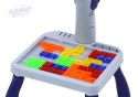Mini Projektor Stolik Tetris 2w1 Jednorożec Niebieski
