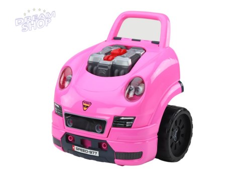Warsztat Silnik Auto Do Rozkręcania Zestaw Majsterkowicza Różowy Warsztat Silnik Auto Do Rozkręcania Zestaw Majsterkowicza Różowy