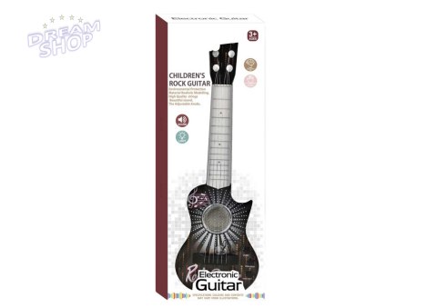 Gitara Zabawkowa Elektryczna Światła Dźwięki Kostka Gitara Zabawkowa Elektryczna Światła Dźwięki Kostka