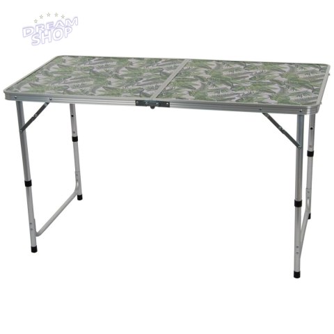 STOLIK TURYSTYCZNY SKŁADANY KEMPINGOWY 120X60X54.5/70CM JUNGLE