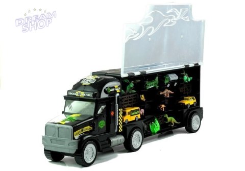 Tir z Dinozaurami Autka Sorter 49 cm 1:22 + Gra