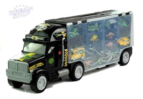 Tir z Dinozaurami Autka Sorter 49 cm 1:22 + Gra