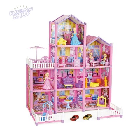 WOOPIE Mega Willa Domek dla Lalek LOVELY HOUSE 194 el.