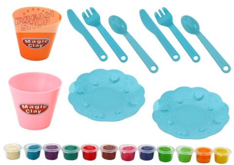 Zestaw Ciastolina Masa Plastyczna Maszynka DIY Akcesoria 36 ele. Zestaw Ciastolina Masa Plastyczna Maszynka DIY Akcesoria 36 ele.