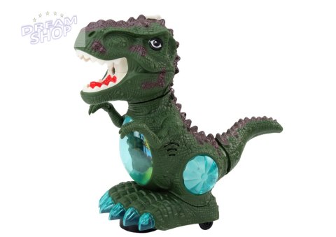 Dinozaur Tańczący Czujnik Przeszkód Światła Dźwięki Zielony Dinozaur Tańczący Czujnik Przeszkód Światła Dźwięki Zielony