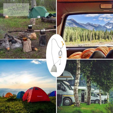 Prysznic turystyczny przenośny natrysk camping myjka 12v
