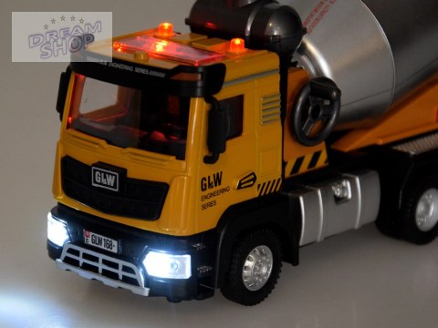 Auto budowlane Betoniarka samochód z dźwiękiem i światłem ZA5010 Auto budowlane Betoniarka samochód z dźwiękiem i światłem ZA5010