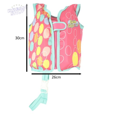 BESTWAY 32176 Kamizelka do pływania dziecięca różowa 1-3lat 11-19kg BESTWAY 32176 Kamizelka do pływania dziecięca różowa 1-3lat 11-19kg