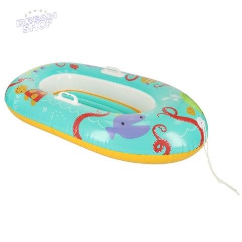 BESTWAY 34009 Kółko do pływania dla niemowląt koło pontonik dla dzieci dmuchany łódka ponton niebieski 3+ 45kg