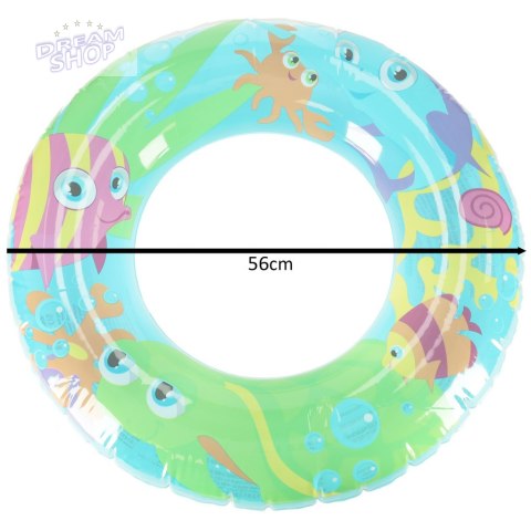 BESTWAY 36013 Koło do pływania dmuchane rybki żółwie 3-6lat 60kg