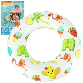 BESTWAY 36014 Koło do pływania dmuchane flamingi 3-6lat 60kg