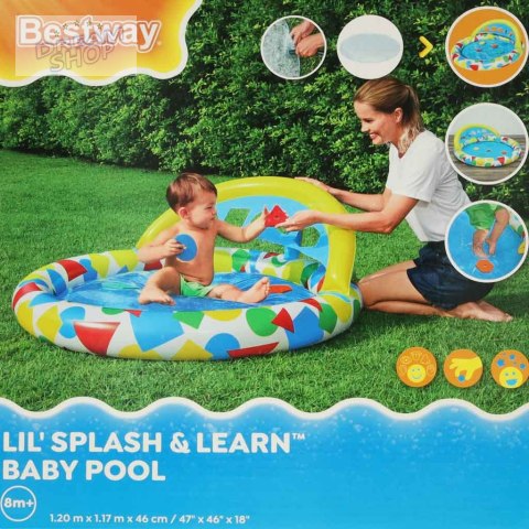 BESTWAY 52378 Basenik z sorterem bańka wodna 8miesięcy+ 45L